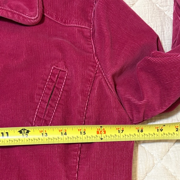 Gap Women's Dark Pink Corduroy Jacket Size 10 - Picture 11 of 16